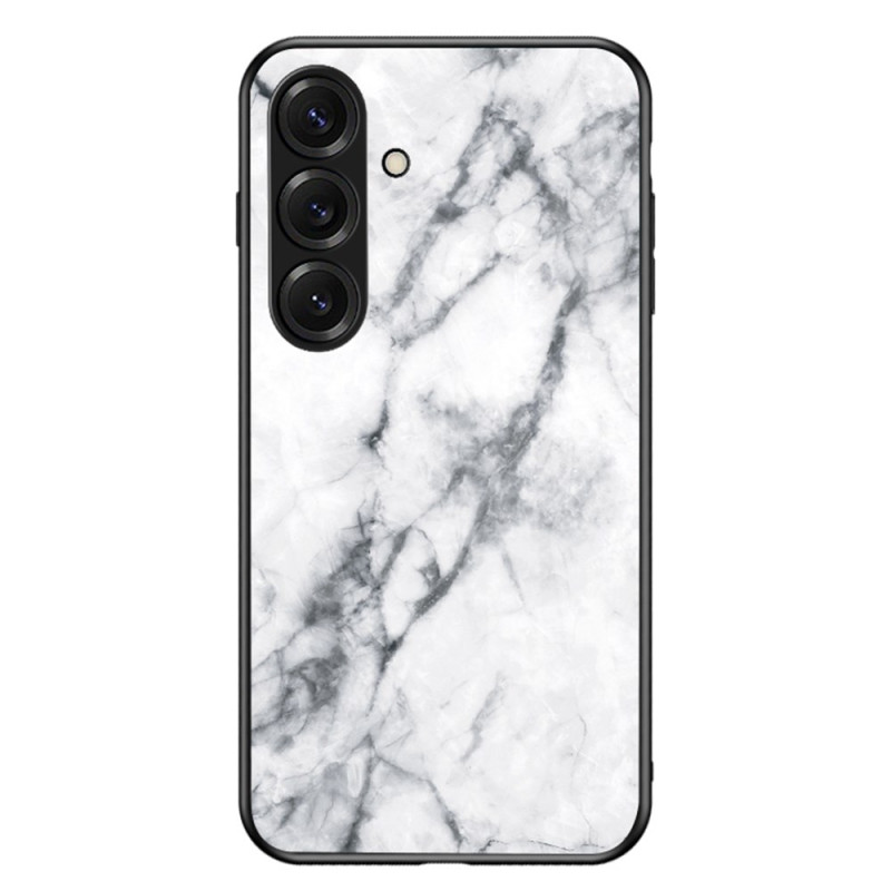 Samsung Galaxy S26 Plus Hardcover Tempered Glass Marble
