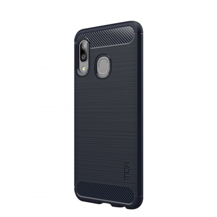 Samsung Galaxy A20e Brushed Carbon Fiber Case MOFI