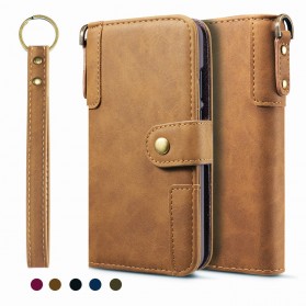 Case Huawei P30 Lite Split Leather Retro Style
