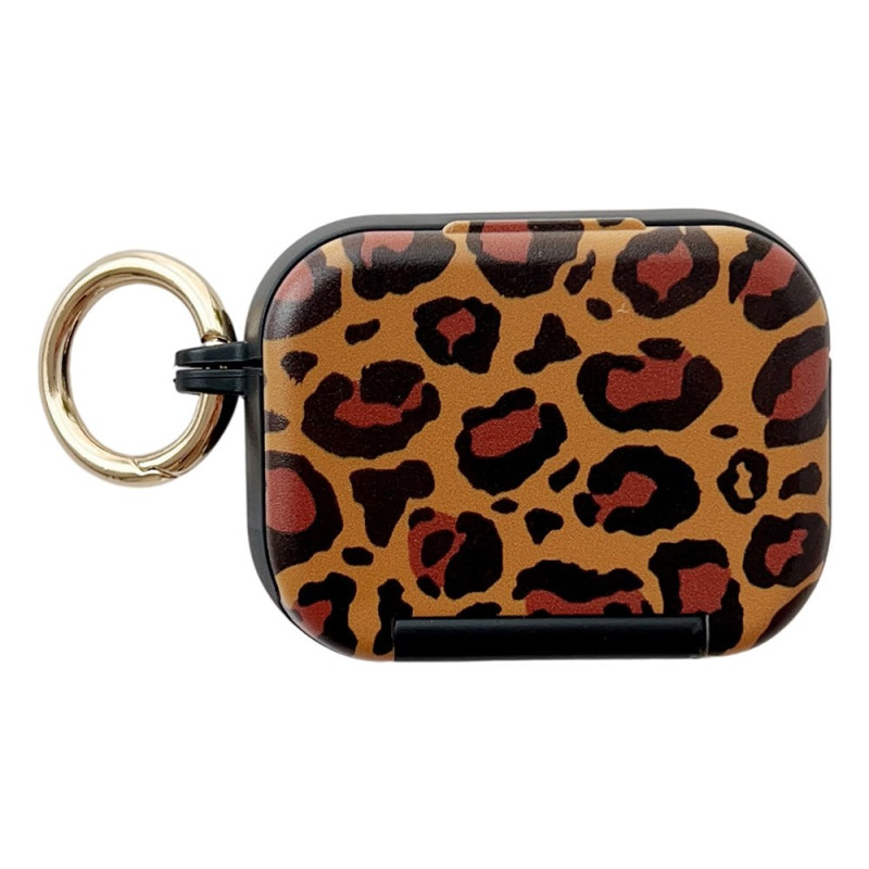 AirPods Pro 3 Case Leopard Phone and Mirror Holder