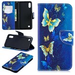 Samsung Galaxy A10 Gold Butterfly Case