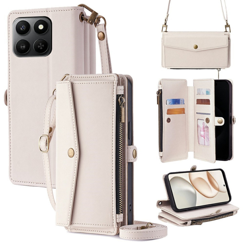 Honor 400 Smart 5G / 4G / X7d 4G Wallet with Straps