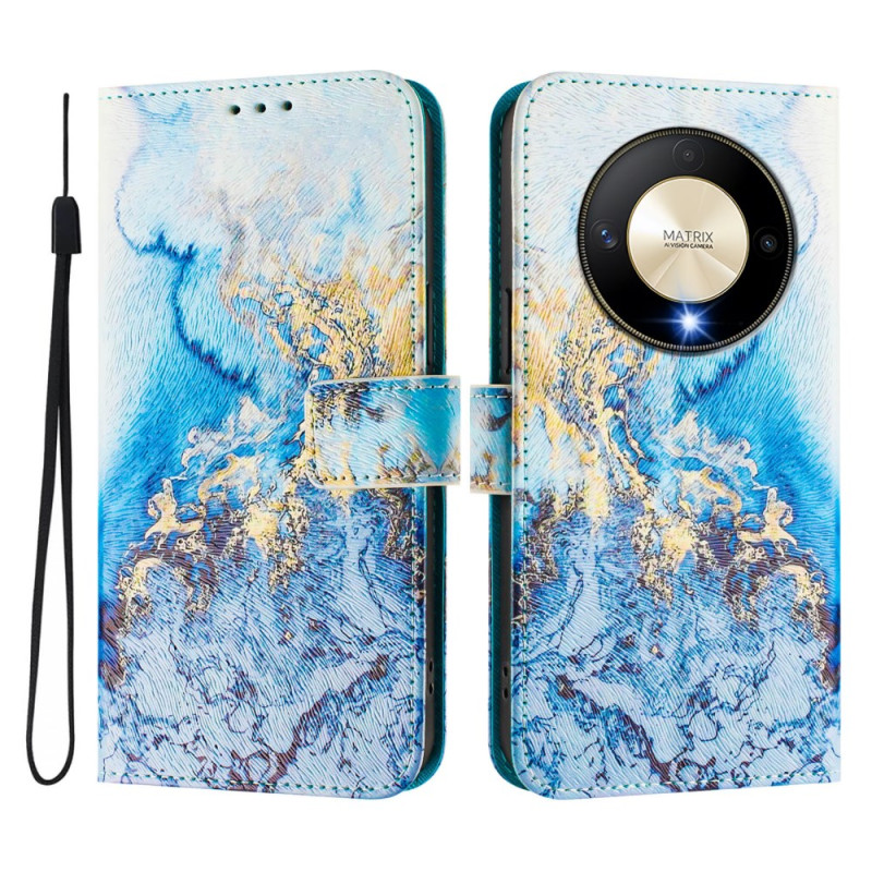 Honor Magic 6 Lite / X9b Case Marble Motif Ocean