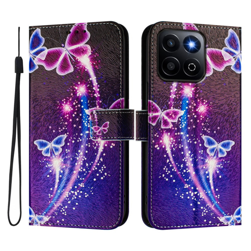 Honor X7c 5G / 4G / 200 Smart 5G Case Firework Butterflies