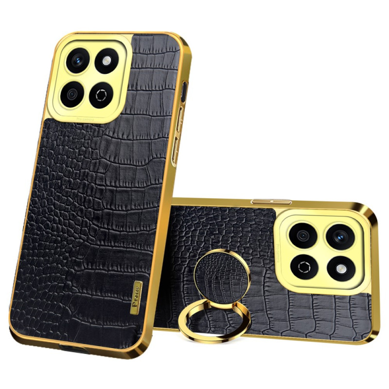 Honor X7c 5G / 4G / 200 Smart 5G Case Integrated Support Crocodile Texture