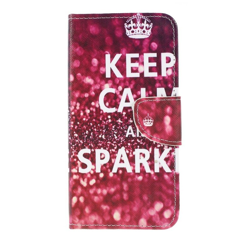 Cover Samsung Galaxy A10 Keep Calm and Sparkle