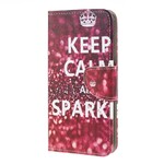 Cover Samsung Galaxy A10 Keep Calm and Sparkle