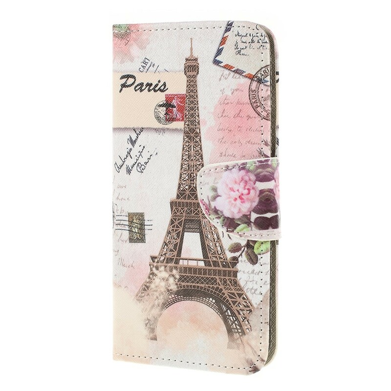 Cover Samsung Galaxy A10 Tour Eiffel Rétro