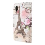 Cover Samsung Galaxy A10 Tour Eiffel Rétro