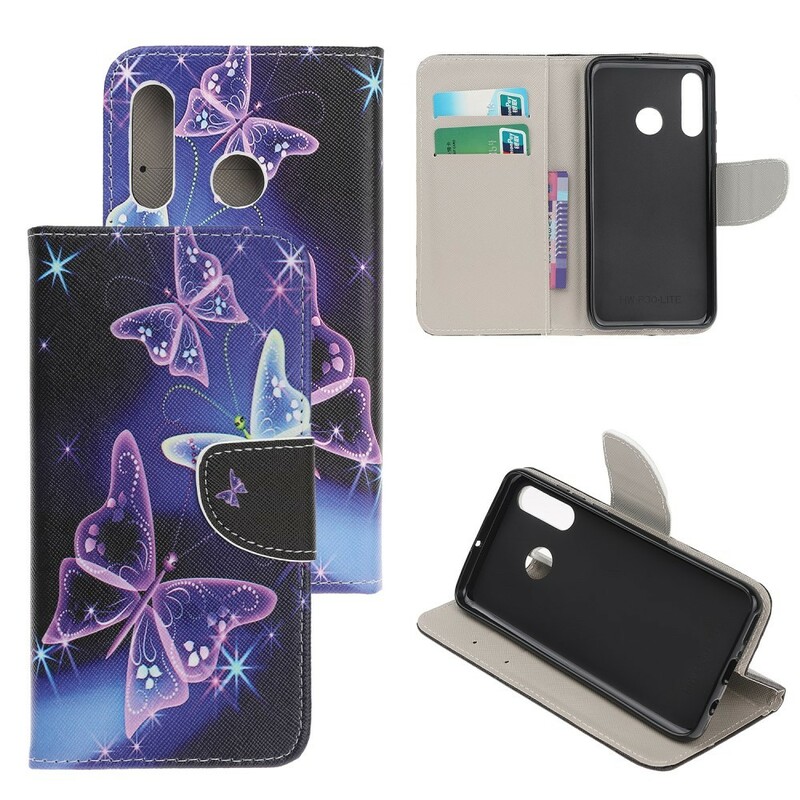 Cover Huawei P Smart Z Papillons Neons Cover Huawei P Smart Z Papillons Neons