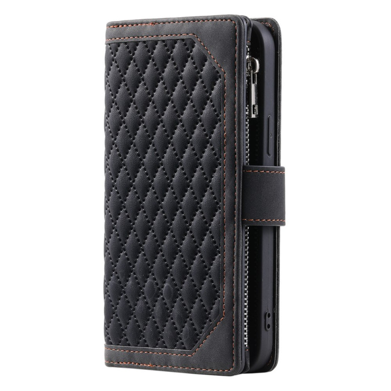 Honor X6b 4G Stitched Losange Strap Case