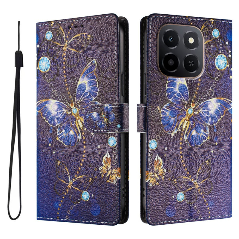 Honor X6c 4G / X5b / X5b Plus Butterflies and Diamonds Case