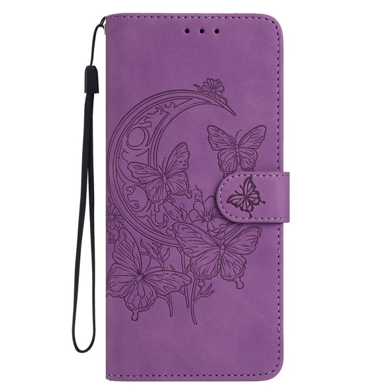 Honor X6c 4G Case Butterfly and Flower Engraving