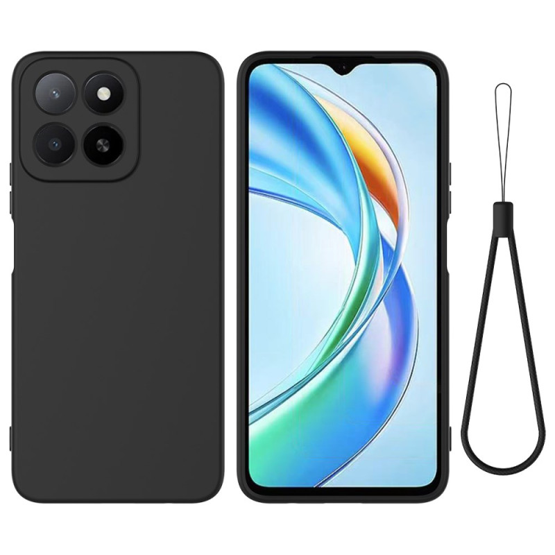 Coque Honor X5b / X5b Plus Silicone Liquide à Lanière