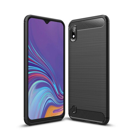 Samsung Galaxy A10 Brushed Carbon Fiber Case