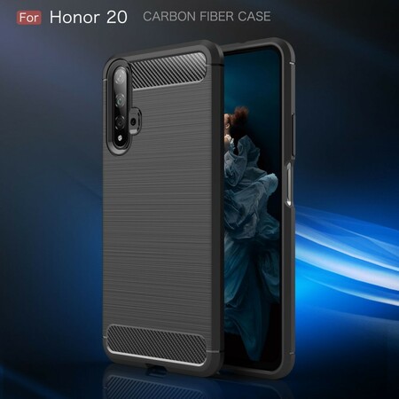 Honor 20 Brushed Carbon Fiber Case
