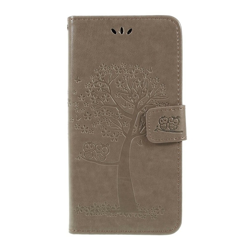 Case Samsung Galaxy A10 Tree and Owls with Strap