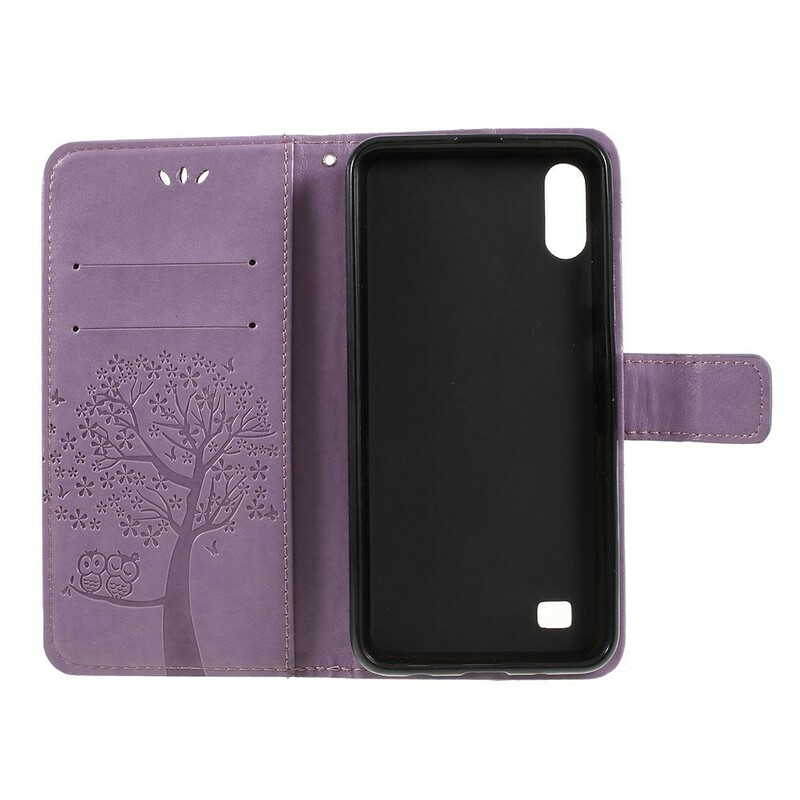 Case Samsung Galaxy A10 Tree and Owls with Strap Case Samsung Galaxy A10 Tree and Owls with Strap