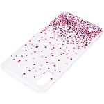 Samsung Galaxy A10 Clear Case Multiple Red Hearts