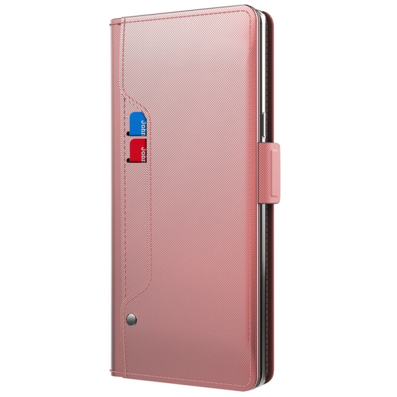 Housse Xiaomi 17 Ultra Miroir et Porte-Cartes Amovible