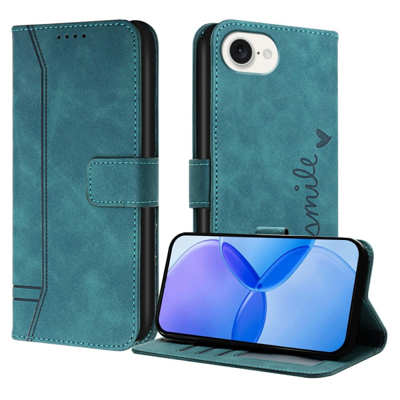 Case iPhone 17E / 16E Suede effect Smile