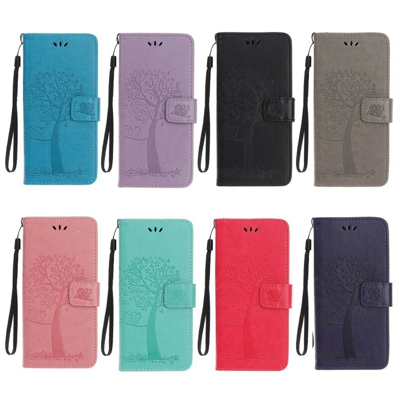Case Huawei P Smart Z Tree and Owls with Strap