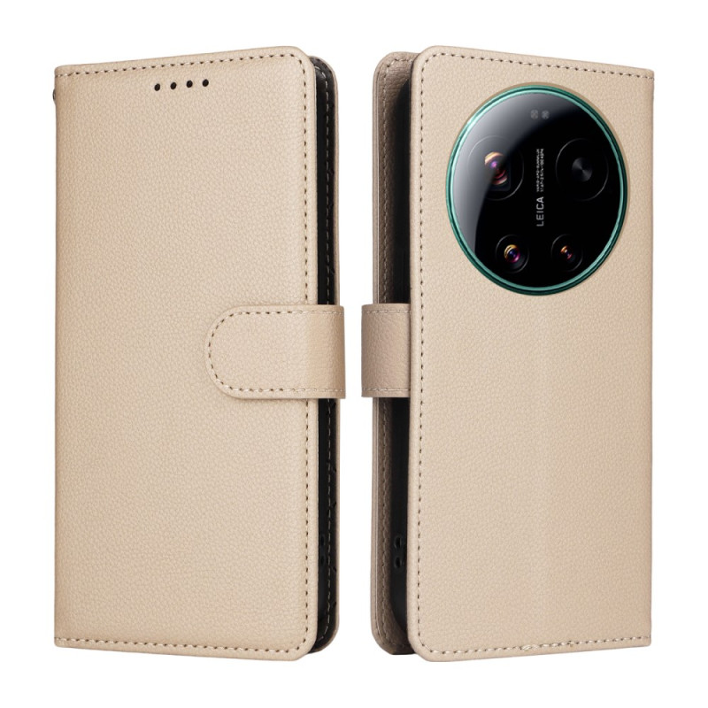 Xiaomi 17 Ultra Plain Leather Case (RFID protection)