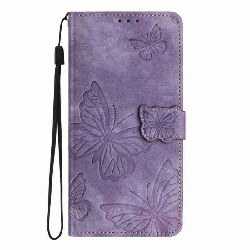 OnePlus 15R Suede-effect Case Butterfly pattern