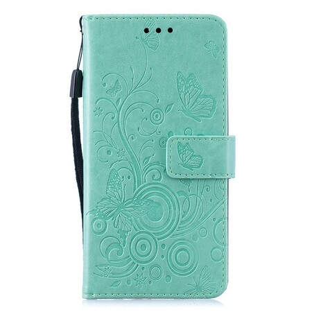 Case Samsung Galaxy A40 Butterflies in Swirl