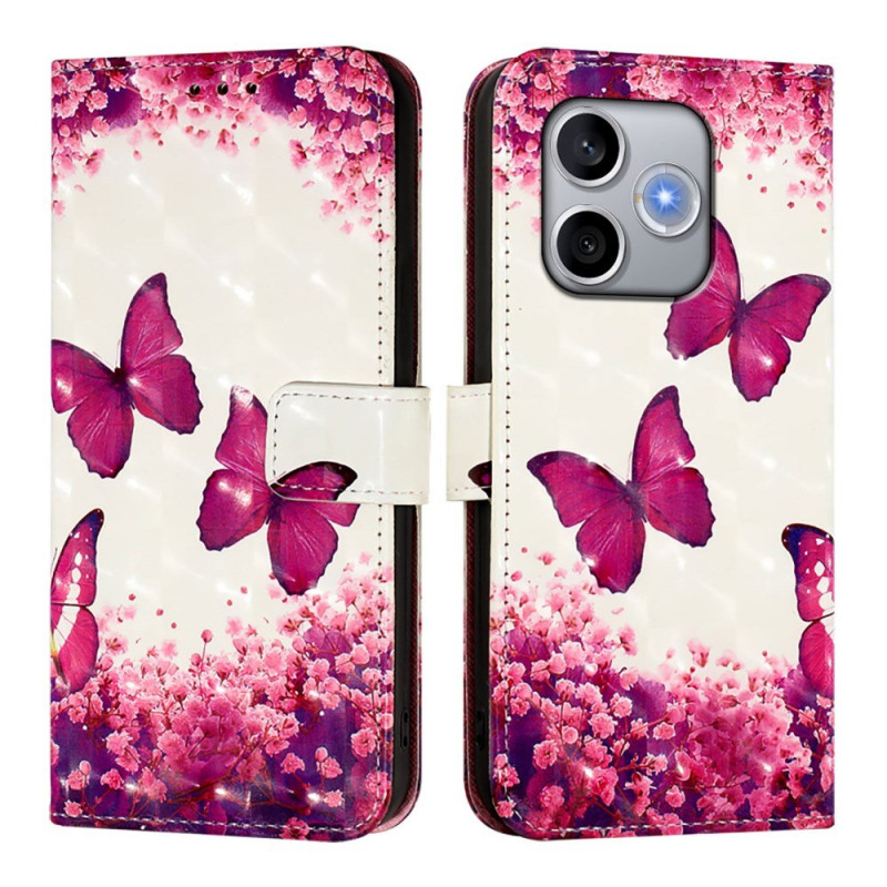 Honor 600 Lite Rose and Butterfly Case