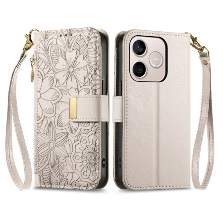 Honor 600 Lite Wallet Floral