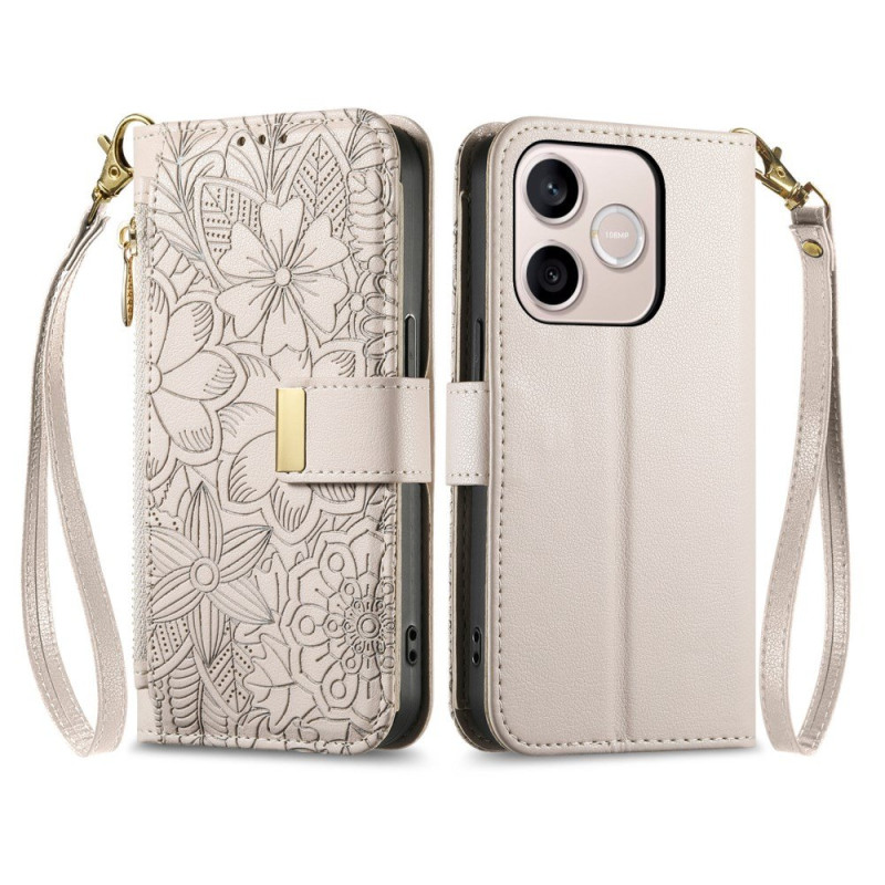 Honor 600 Lite Wallet Floral