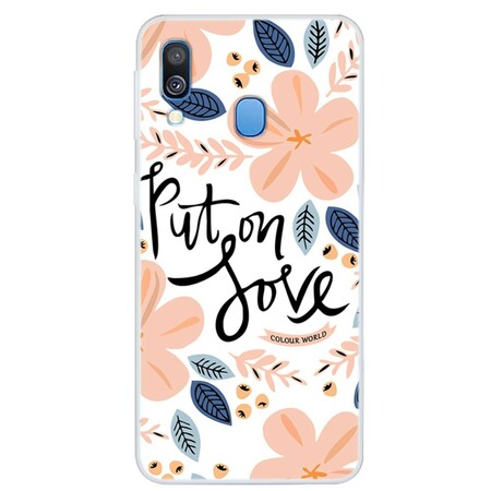 Case Samsung Galaxy A40 Put On Love