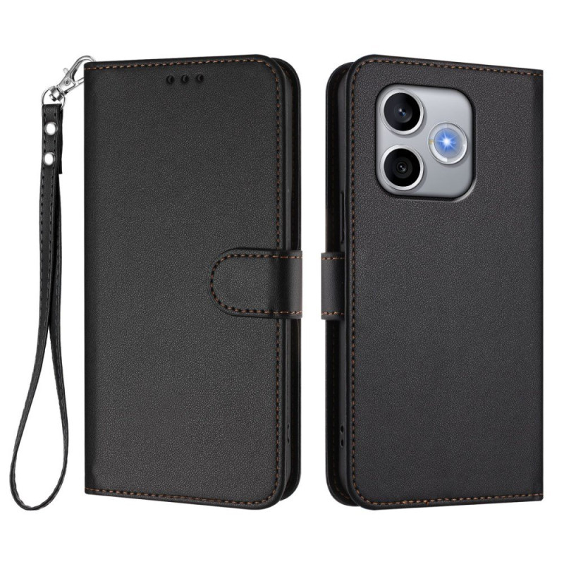 Honor 600 Lite Simulated Leather Case