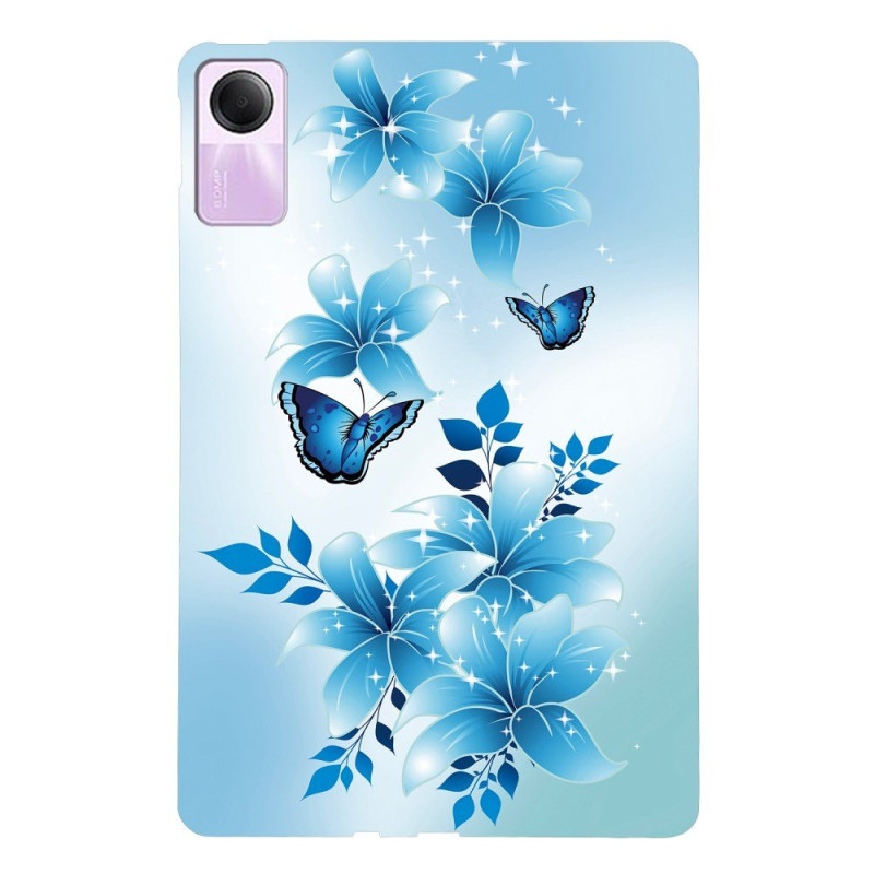 Xiaomi Redmi Pad 2 Blue Butterflies Case