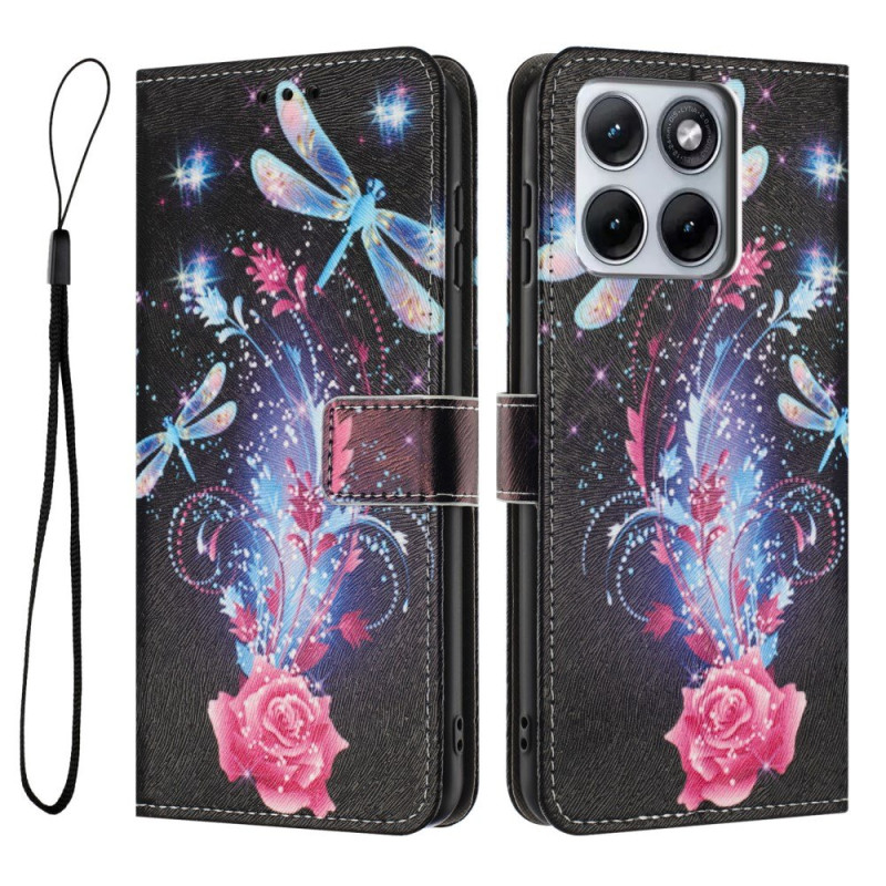 Cover Motorola Edge 70 Fusion Dragonfly pattern