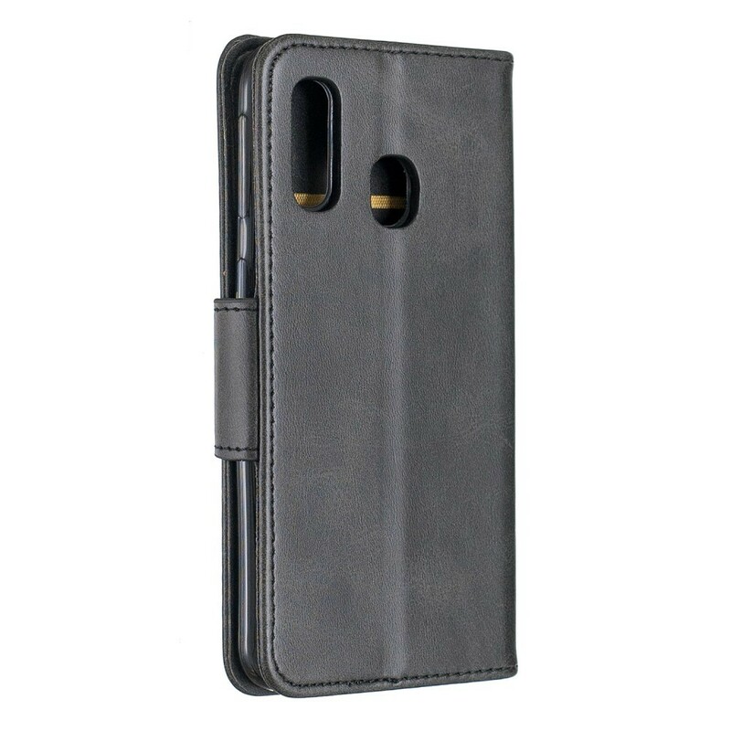 Samsung Galaxy A40 Case Smooth Oblique Flap