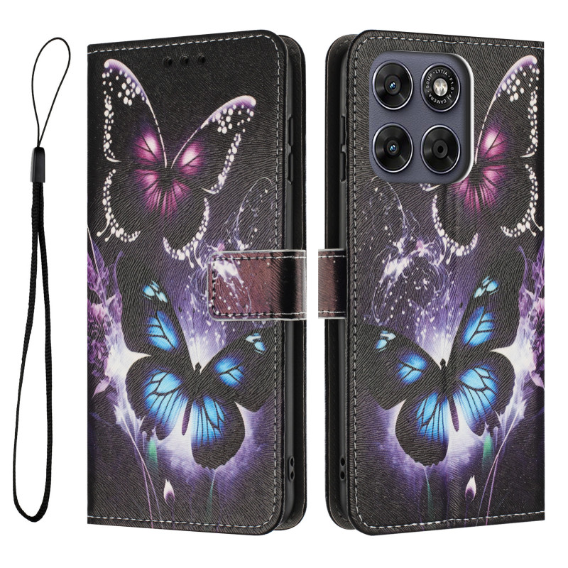 Moto G77 / G67 Two Butterflies Case