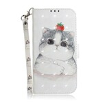 Xiaomi Redmi Note 7 Case Tomato on Lanyard Cat