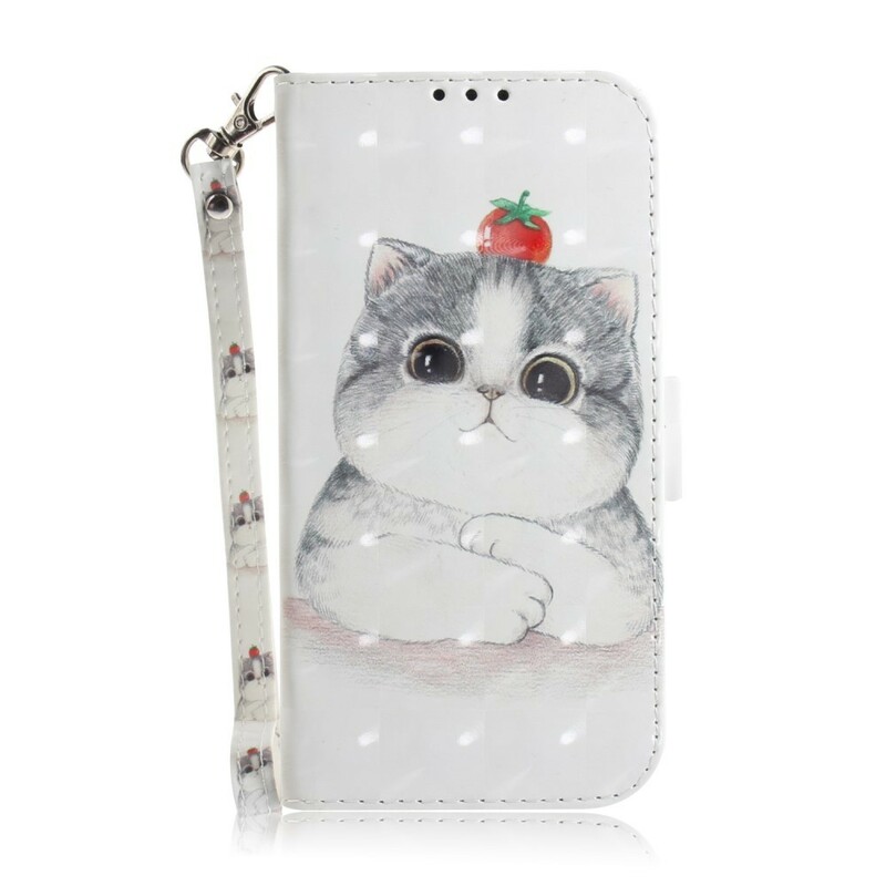 Xiaomi Redmi Note 7 Case Tomato on Lanyard Cat