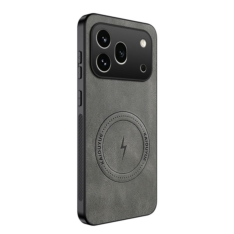 Honor 600 Pro Magnetic Leather-effect Case