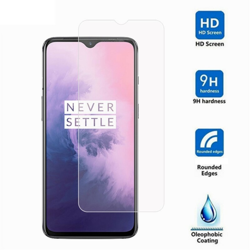 Tempered glass protection (0.3mm) for the OnePlus 7 screen