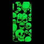 Xiaomi Redmi Note 7 Case Warning Fluorescent Skulls