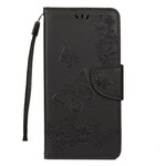 Xiaomi Redmi Note 7 Case Splendid Butterflies with Strap