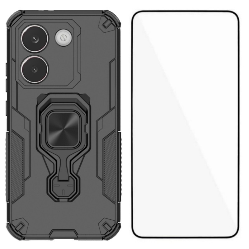 Poco X8 Pro 5G Ring Resistant Case with Screen Protector