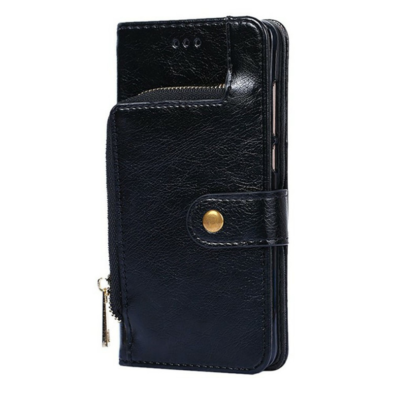 Moto G67 Power Wallet Case Waxed Effect