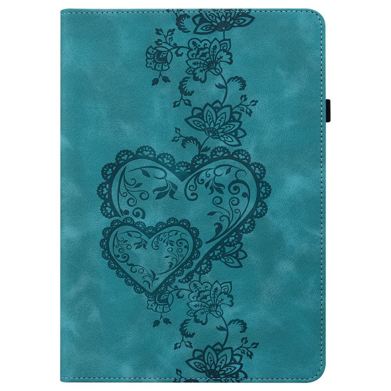 iPad Air 13 Case (2026) (2025) (2024) Hearts with Elastic