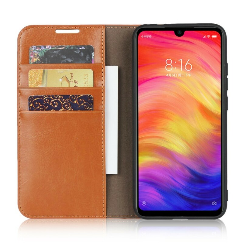 Flip Cover Xiaomi Redmi Note 7 Genuine Aged Leather
