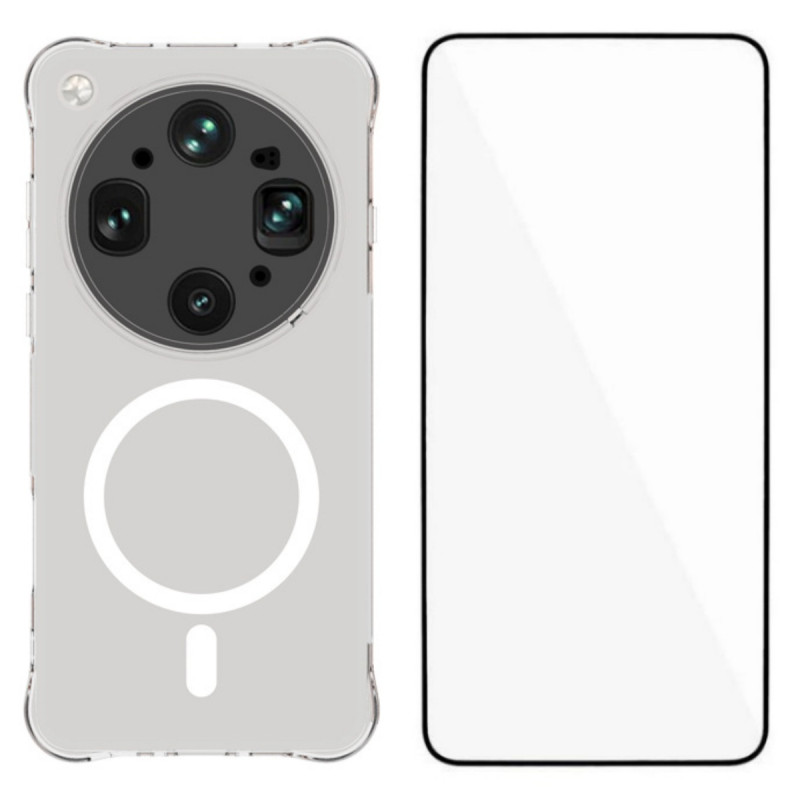 Oppo Find X9 Ultra Magnetic Clear Case with Screen Protector