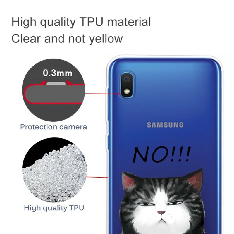 Samsung Galaxy A10 Case The Cat That Says No